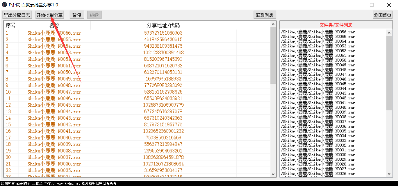 P歪皮·百度云批量分享软件工具V1.2212.1-程序员阿鑫-带你一起秃头-第2张图片