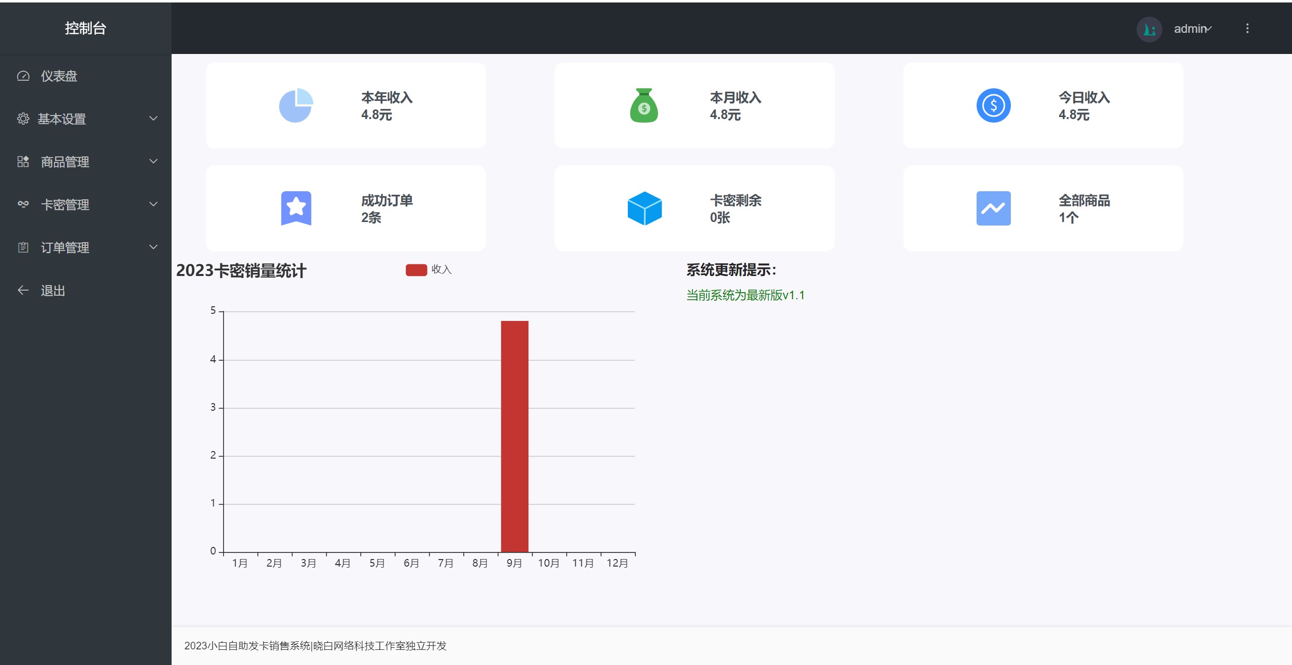 D1353 小白自助发卡销售系统|支持自助选号批量购买Thinkphp6.0+Layui插图2